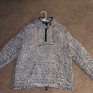 PINK half zip Sherpa